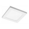GTV LED svítidlo MOZA, 12 W, 1000 lm, AC 220–240 V, 50/60 Hz, PF>0,5, RA?80, IP40, 120°, 4000 K, čtverec, bílé