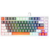 Savio ASTRAL WHITE JADE 3 COLOURS klávesnice Hraní USB QWERTY US Mezinárodní
