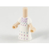75854 Light Nougat Micro Doll, Body with White Dress (Elsa) (Světle nugátová mikro panenka, tělo s bílými šaty (Elsa))