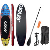 ENERO 135 kg čierny 300x76x15 cm paddleboard set