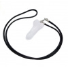 Křemen Penis amulet pro plodnost, přívěsek přírodní kámen ručně broušený 3 cm, nejdokonalejší léčitel