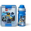 LEGO® svačinový set City modrý box + láhev