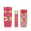 Lattafa Yara Candy EDP 100 ml + EDP MINI 12 ml + vlasový sprej 50 ml (woman)