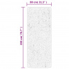vidaXL Shaggy koberec PAMPLONA, vysoký vlas, moderný, krémový 80x200cm - Krémová - 90382-44650