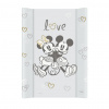 CEBA BABY Podložka prebaľovacia s pevnou doskou COMFORT (50x70) Disney Minnie & Mickey Grey TH-203-127-666