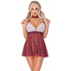 Cottelli COSTUMES - Sexy kostým nezbednej školáčky L