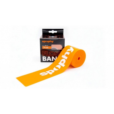 Bandáž Spophy Flossband Orange, flossband oranžový, 5 cm x 2 m (8594202930040)
