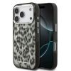 AppleMix Kryt KARL LAGERFELD pre Apple iPhone 17 Pro - Leopard - Podpora MagSafe - hnedý