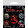 Pyramid International Dungeons & Dragons Pin-Back Buttons 5-Pack Movie