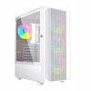 Skrinka Gembird CCC-FC-4000W Midi Tower, biela (Počítačová skriňa Gembird Midi Tower Fornax 4000 ARGB biela)