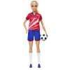 Mattel Barbie futbalistka s loptou