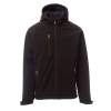 PAYPER GALE PAD S00515-P114 / Softshellová zimná bunda s kapucňou - black/black XS