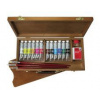 Akrylové farby LUKAS umelecké 12x20ml drevená kazeta
