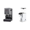 Gaggia New Classic EVO, grey + Rocket Espresso FAUSTINO 3.1, chrome