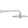 Grohe Euphoria horná sprcha so sprchovacím ramenom 26x26 cm okrúhly StarLight Chrome 26458000