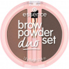 essence Brow Powder Duo sada na obočie 02 Medium 1,8 g