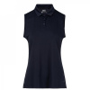 Slazenger Sleeveless dámske polo tričko Navy 10 (38)