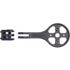 Držiak cyklopočítača Bontrager Pro Blendr Knock Block - Black uni