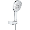 GROHE Rainshower SmartActive sprchová súprava, ručná sprcha 3jet priemer 130 mm EcoJoy, nastaviteľný sprchový držiak a sprchová hadica 150 cm, chróm, 26580000