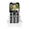 EVOLVEO EasyPhone XD, mobilní telefon pro seniory s nabíjecím stojánkem (bílá barva) EP-600-XDW