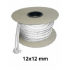 ZOP PLUS Šnúra žiaruvzdorná – biela – 12x12 mm – hranatá