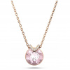 Swarovski Trblietavý bronzový náhrdelník bella 5662088