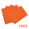 10KS PRACOVNÁ PODLOŽKA VODEODOLNÁ ORANŽOVÁ 45x33CM