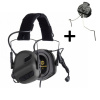 EARMOR EARMOR taktický headset M32 PLUS SET, čelenka / montáž na helmu - Čierna