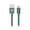 Swissten Datový Kabel Textile Usb / Lightning 1,2 M Šedý (71523202)