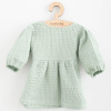 Dojčenské mušelínové šaty New Baby Comfort clothes šalviová zelená 80 (9-12m)