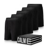Calm B Voľné trenky čierne 5-pack Velikost: S