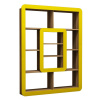 Knižnica Orkide Yellow and Walnut