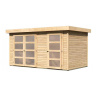 Dřevěný domek KARIBU MÜHLENTRUP 1 (83541) natur LG2101
