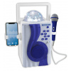 Karaoke boom box so svetelnými diskotékovými efektmi