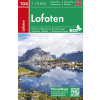 104 Lofoten (Nórsko, Norway) 1:75t turistická a cyklomapa vodeodolná (vodeodolná turistická a cykloturistická mapa Nórskej oblasti)