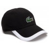 Čiapka Lacoste Sport Contrast Border Lightweight - Čierny
