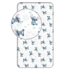 Jerry Fabrics Prestieradlo Lilo and Stitch Ohana White Varianta: Prestieradlo Lilo and Stitch Ohana White 90x200x25 cm