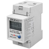 *Qoltec 50979 Jednofázový elektroměr na DIN lištu 230 V 60 A | LCD měřič spotřeby energie s RESET | 1-fázový (Jednofázový elektroměr Qoltec na DIN lištu pro měření spotřeby elektrické energie v síti 2