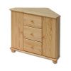 Casarredo DK-133 rohová komoda s 3 zásuvkami morenie dub