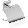 SAPHO X-SQUARE držiak toaletného papiera s krytom, chróm (132112012) XQ700