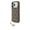 Guess 4G Charm zadný kryt pre iPhone 17 Pro Tone on Tone Brown