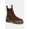 Semišové snehule Moon Boot MB LUNA CHELSEA SUEDE hnedá farba, 80D2480050 M004
