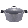BERLINGERHAUS BERLINGERHAUS Kastról s mramorovým povrchom 28 cm Gray Stone Touch Line BH-1153 (BH-1153)