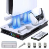 Chladiaca podložka nabíjacej stanice pre SONY PS5 YAXO Arctic Breeze