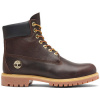 Timberland Polokozačky premium 6 inch lace up waterproof boot Hnedá