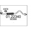 Výfukové potrubie MTS 01.22340