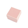 Škatuľka na šperky 5,5x5,5 cm - púdrová perleť (12 ks)