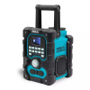 Sas+all PRO 18V batéria vstavané FM rádio DAB+ Bluetooth 5.0 USB AUX LCD