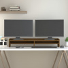 vidaXL Stojan na monitor medovo-hnedý 100x24x16 cm masívna borovica - Hnedá - 64626-19454