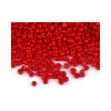 Rokajl 12/0 - 2 mm nepriehľadný - 50 g 845 červená
